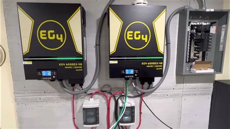The inverter and main panel will be located only 3 feet apart. . Eg4 6500ex
